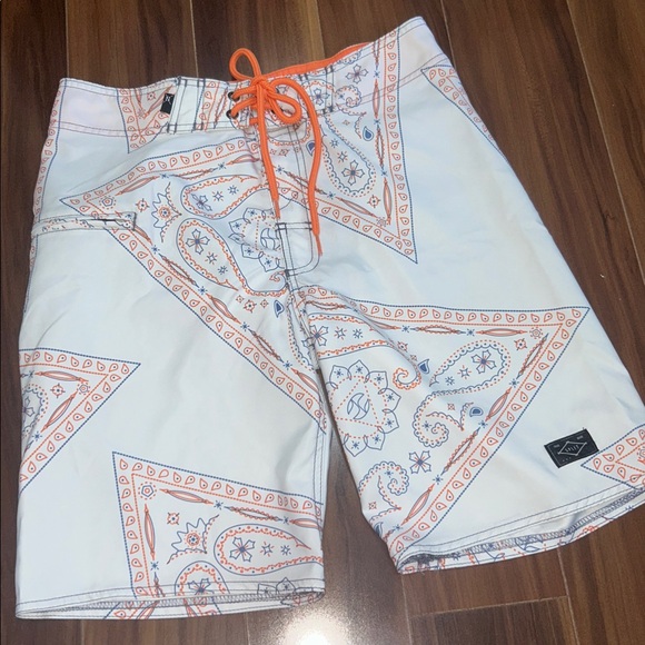 Size 28 Split co rn # 138559 swim trunks bathing suit men’s with zipper pockets - Picture 1 of 5
